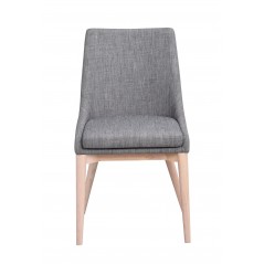 RO Be Dining Chair Dark Grey/White Pigmented